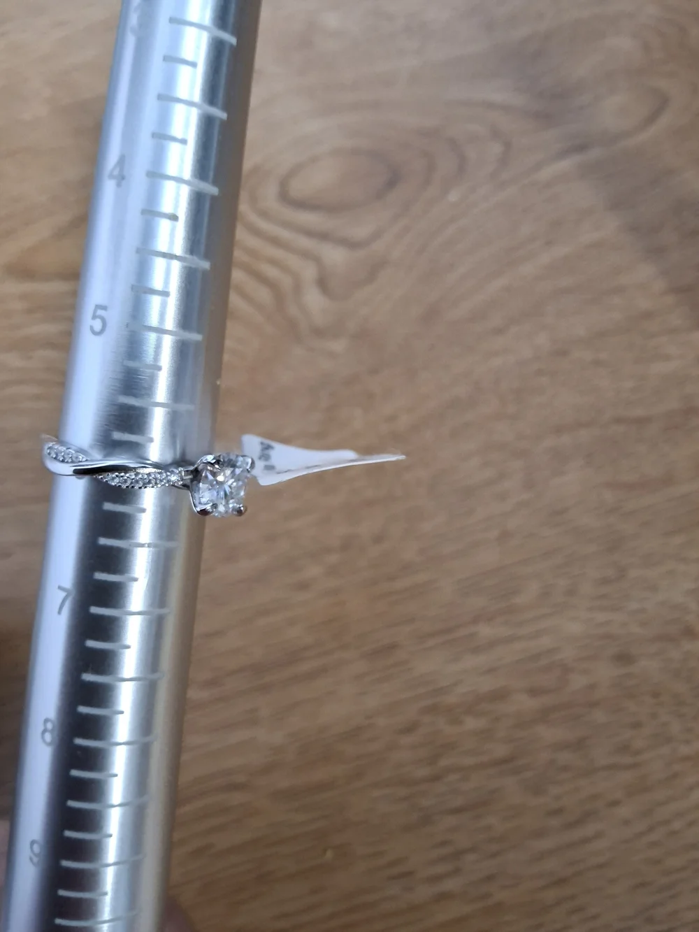 Women's 925 Sterling Silver Moissanite Ring 2.45 Ctw VVSD Color Size 8